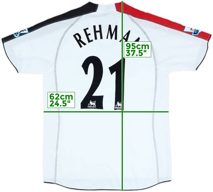 2005-06 Fulham Home Shirt Rehman #21 - 5/10 - (XL)