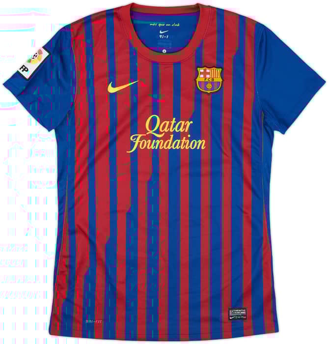 2011-12 Barcelona Home Shirt - 9/10 - (Women's S)