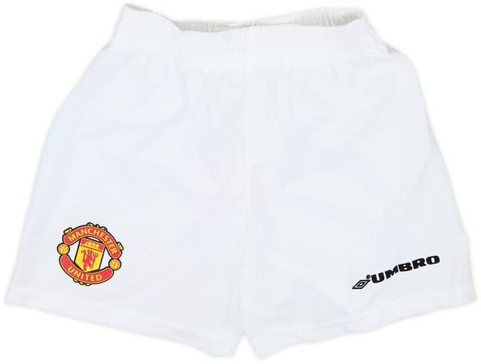 1996-98 Manchester United Home Shirt & Shorts - 9/10 - (18-24 Months)