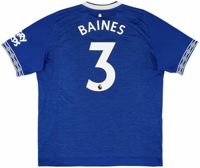 2018-19 Everton Home Shirt Baines #3 - 10/10 - (XXL)