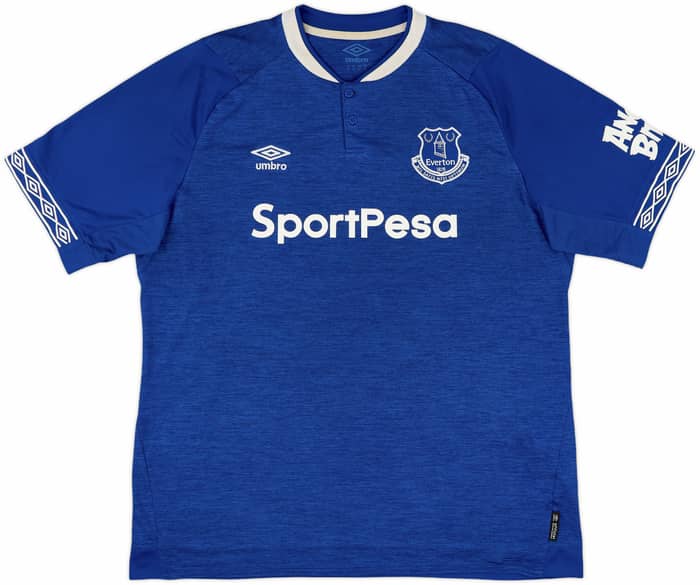 2018-19 Everton Home Shirt Baines #3 - 10/10 - (XXL)