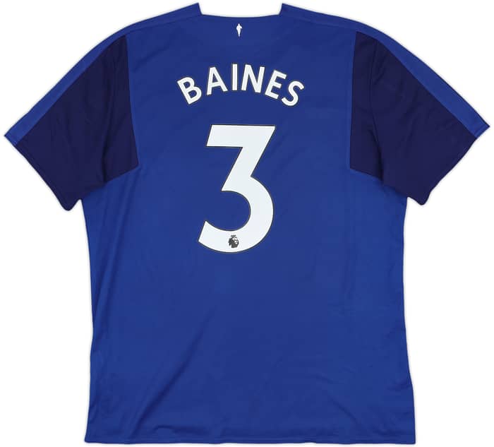 2017-18 Everton Home Shirt Baines #3 - 7/10 - (XXL)