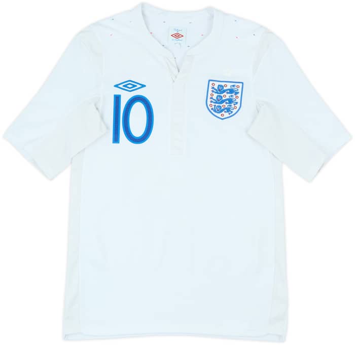 2010-11 England Home Shirt Rooney #10 - 8/10 - (S)