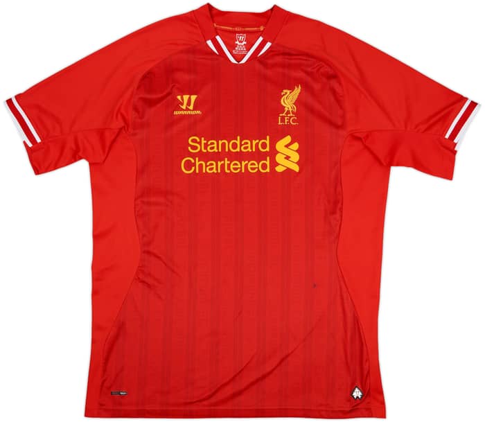 2013-14 Liverpool Home Shirt Gerrard #8 - 7/10 - (3XL)