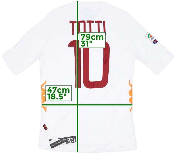 2011-12 Roma Away Shirt Totti #10 (XL)