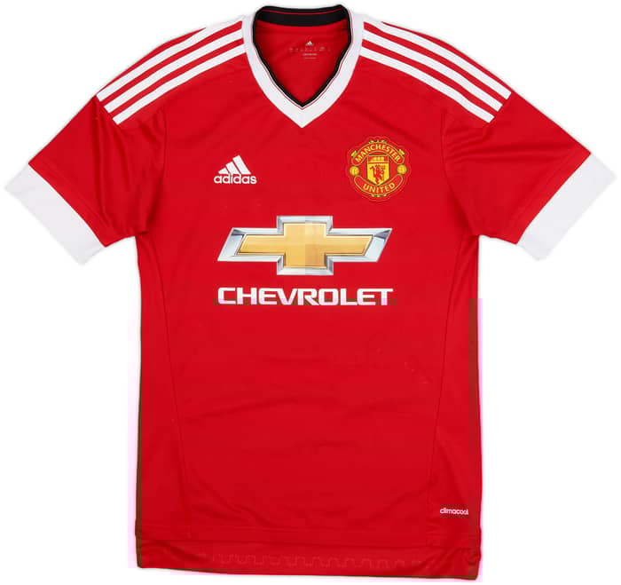 2015-16 Manchester United Home Shirt Rooney #10 - 7/10 - (XS)