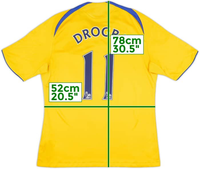 2008-09 Chelsea Third Shirt Drogba #11 - 8/10 - (L)