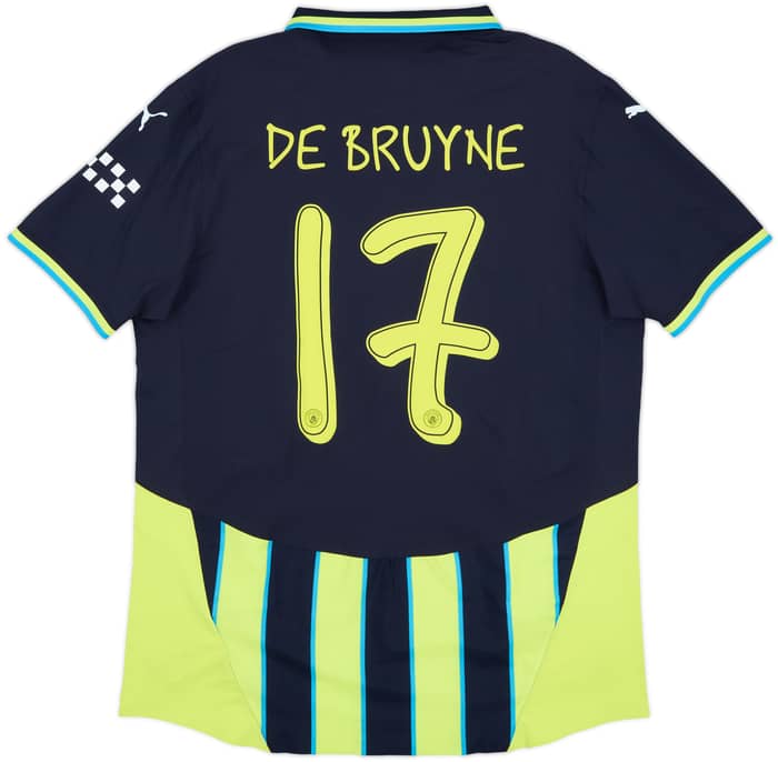2024-25 Manchester City Authentic Away Shirt De Bruyne #17 (XXL)