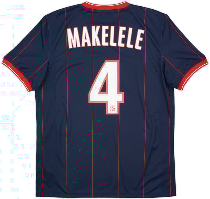 2009-10 Paris Saint-Germain Home Shirt Makelele #4 - 9/10 - (M)