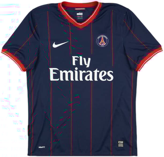 2009-10 Paris Saint-Germain Home Shirt Makelele #4 - 9/10 - (M)
