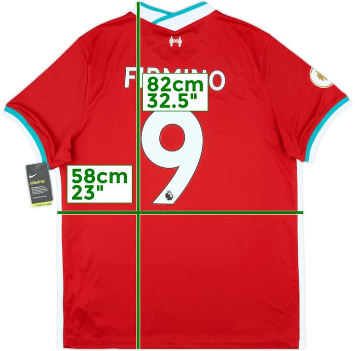 2020-21 Liverpool Home Shirt Firmino #9 (XL)