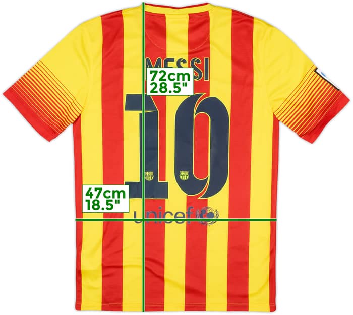 2013-15 Barcelona Away Shirt Messi #10 - 10/10 - (S)