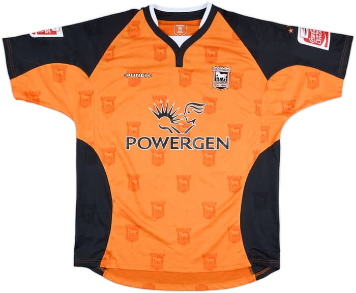 2004-06 Ipswich Match Issue Away Shirt Nash #28