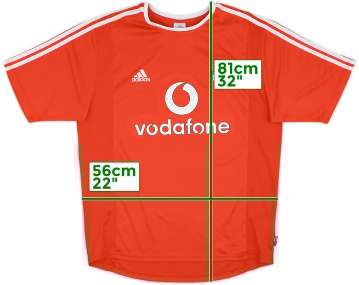 2003-04 Benfica Home Shirt - 6/10 - (L)
