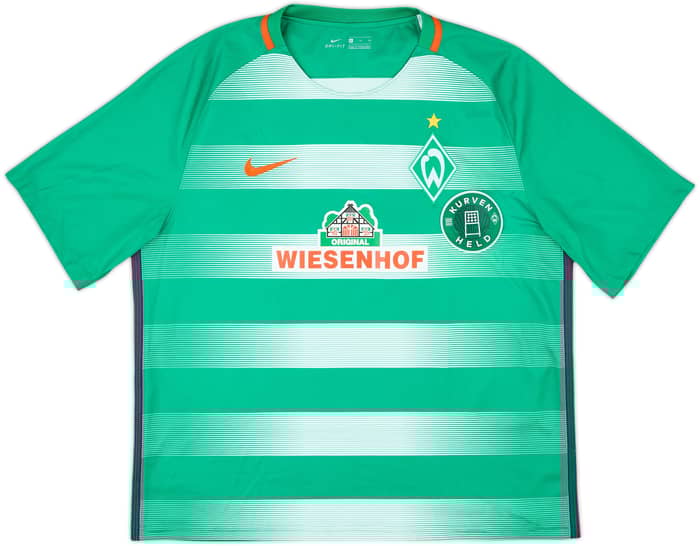 2016-17 Werder Bremen Home Shirt Bartels #22 - 8/10 - (XL)