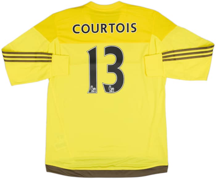 2015-16 Chelsea Player Issue GK Shirt Courtois #13 - 8/10 - (L)