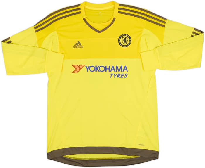 2015-16 Chelsea Player Issue GK Shirt Courtois #13 - 8/10 - (L)