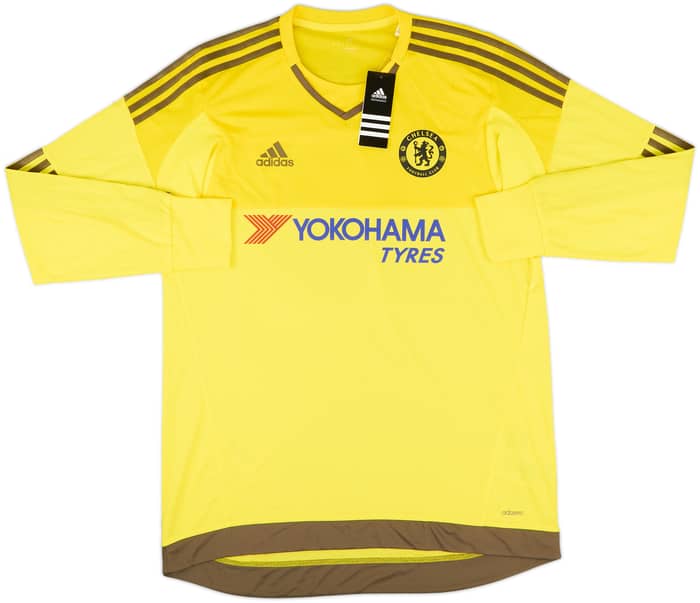2015-16 Chelsea Player Issue GK Shirt Courtois #13 (L)