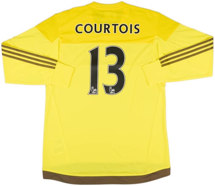 2015-16 Chelsea Player Issue GK Shirt Courtois #13 (L/XL)