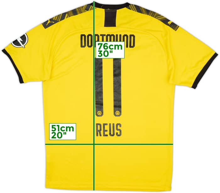 2019-20 Borussia Dortmund Home Shirt Reus #11 - 6/10 - (XL)