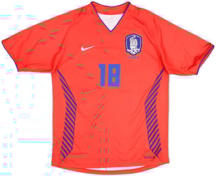 2006-08 South Korea Home Shirt Sang Sik #18 - 6/10 - (M)