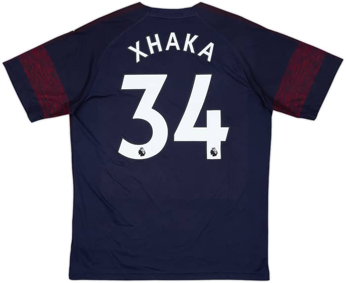 2018-19 Arsenal Away Shirt Xhaka #34 - 9/10 - (L)