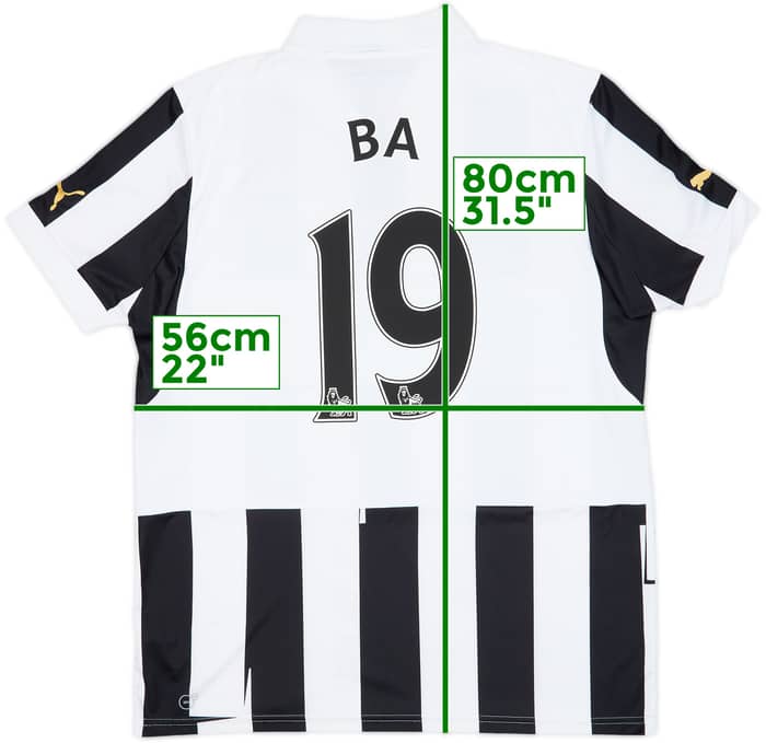 2012-13 Newcastle Home Shirt Ba #19 - 6/10 - (L)