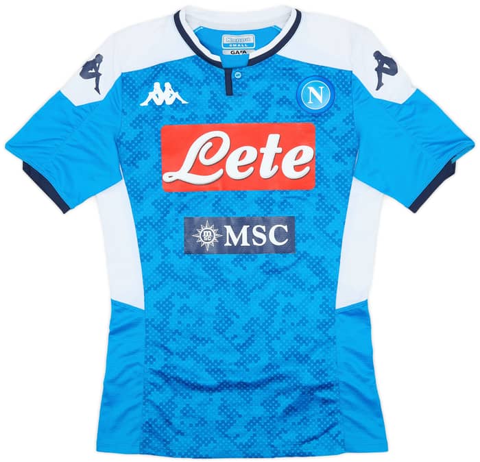 2019-20 Napoli Authentic Home Shirt - 7/10 - (S)