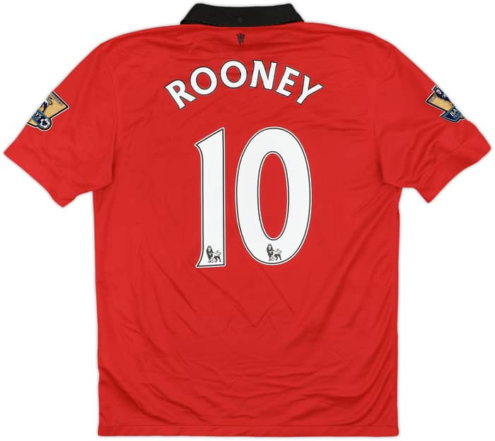 2013-14 Manchester United Home Shirt Rooney #10 - 6/10 - (M)