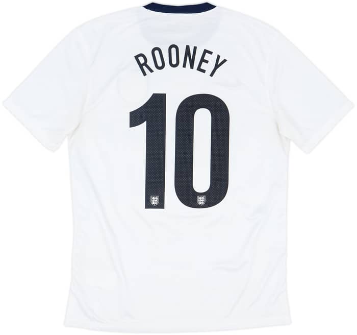 2013 England 150th Anniversary Home Shirt Rooney #10 - 8/10 - (M)