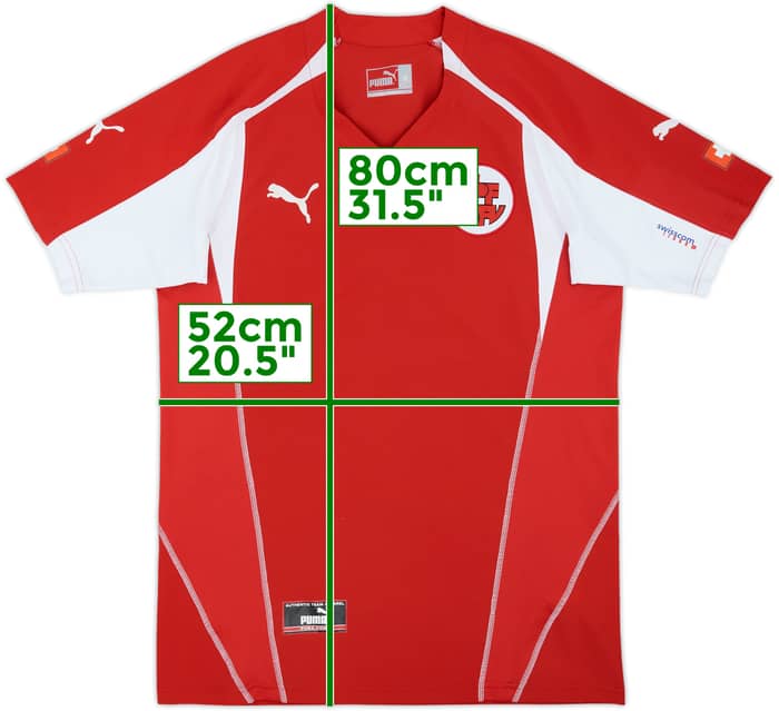 2004-06 Switzerland Home Shirt - 7/10 - (M)