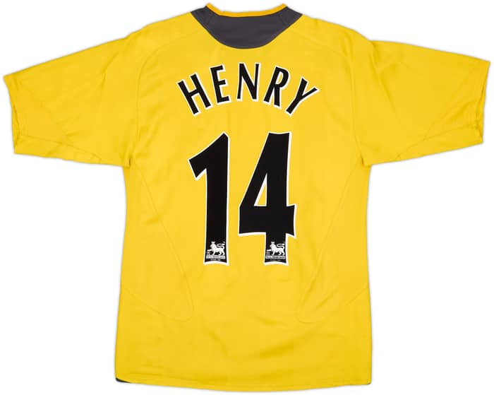 2005-06 Arsenal Away Shirt Henry #14 - 6/10 - (M)