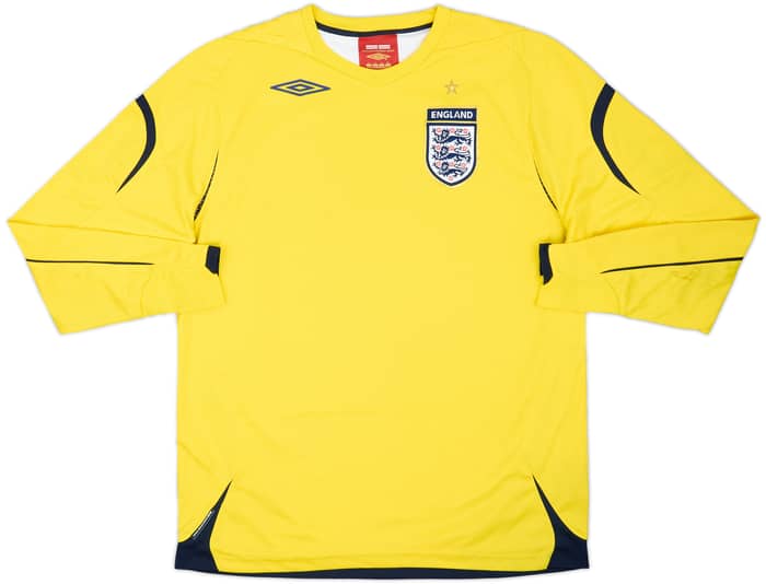 2006-08 England GK Shirt - 6/10 - (L)
