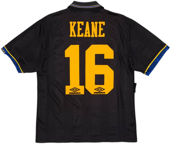 1993-95 Manchester United Away Shirt Keane #16 - 6/10 - (M)
