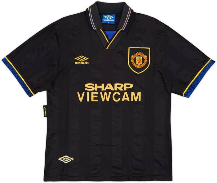 1993-95 Manchester United Away Shirt Keane #16 - 6/10 - (M)