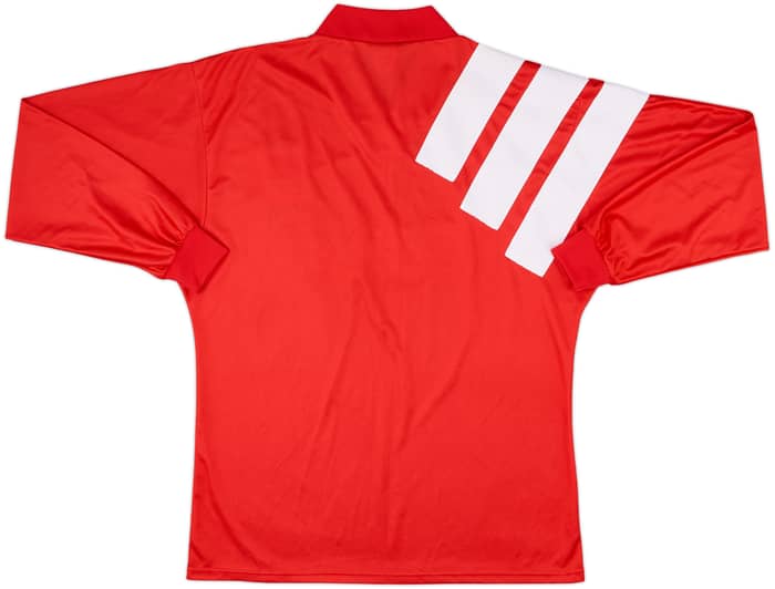 1992-93 Liverpool Centenary Player Issue Home L/S Shirt - 9/10 - (XL)