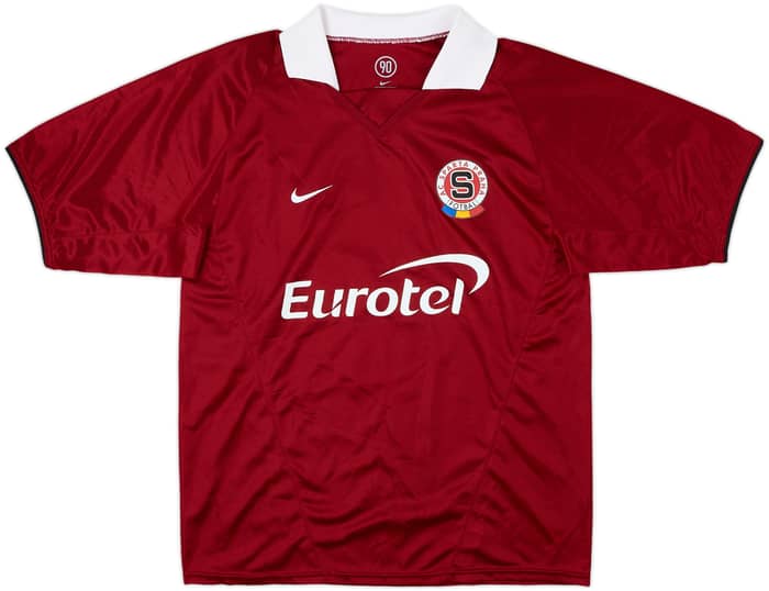 2003-04 Sparta Prague Home Shirt Poborsky #8 - 9/10 - (S)
