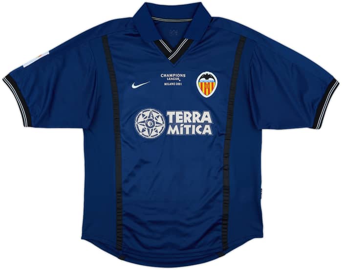 2000-01 Valencia Away Shirt Aimar #22 - 7/10 - (L)