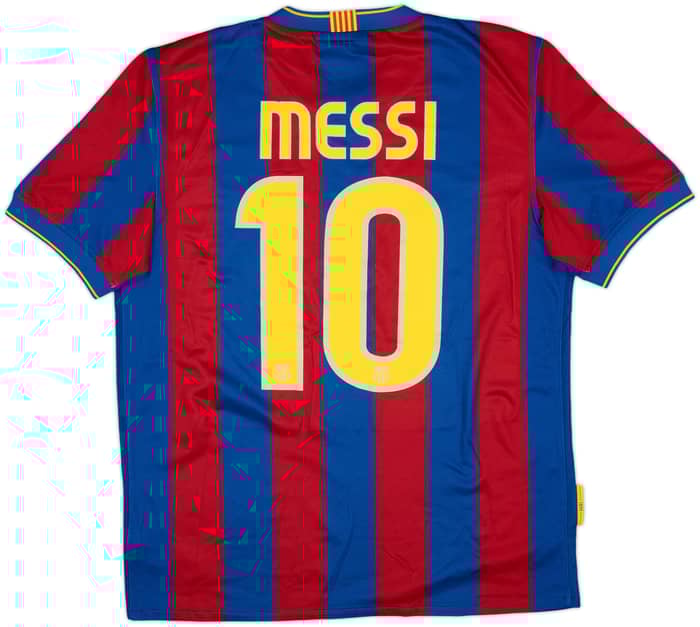 2009-10 Barcelona Home Shirt Messi #10 - 8/10 - (M)