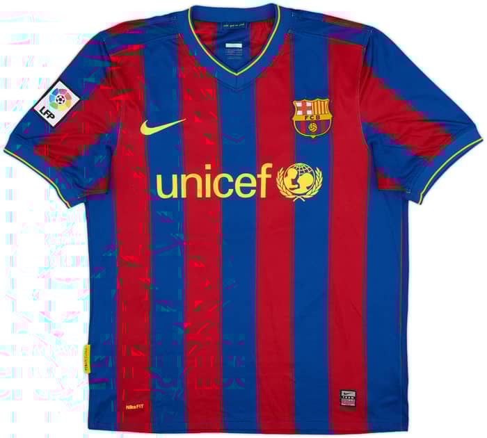 2009-10 Barcelona Home Shirt Messi #10 - 8/10 - (M)