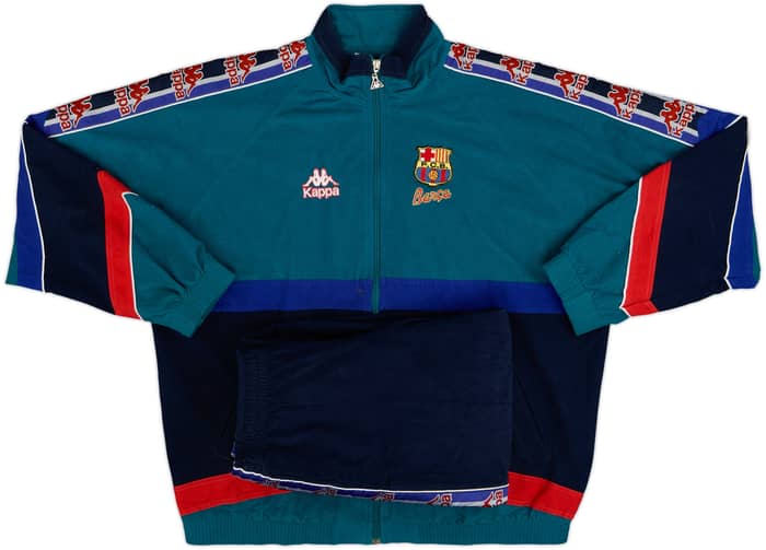 1995-97 Barcelona Kappa Full Tracksuit - 6/10 - (XL)