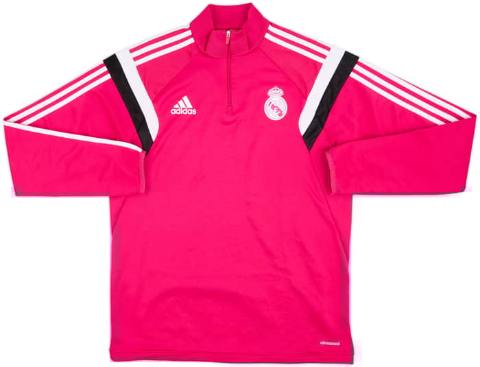 2013-14 Real Madrid adidas 1/4 Zip Sweat Top - 7/10 - (L)