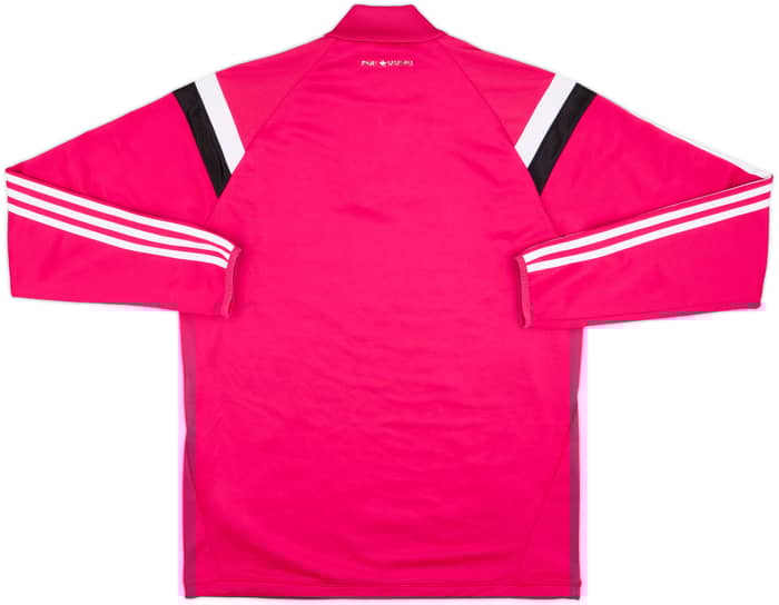 2013-14 Real Madrid adidas 1/4 Zip Sweat Top - 7/10 - (L)