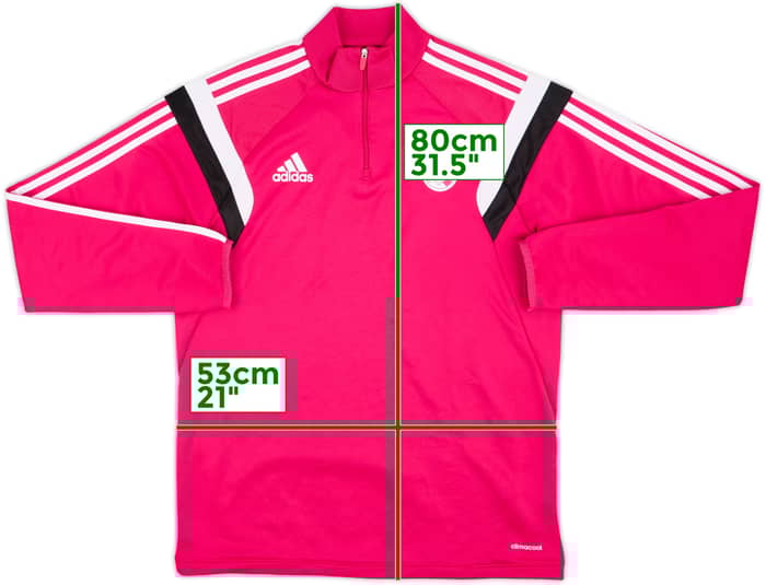 2013-14 Real Madrid adidas 1/4 Zip Sweat Top - 7/10 - (L)