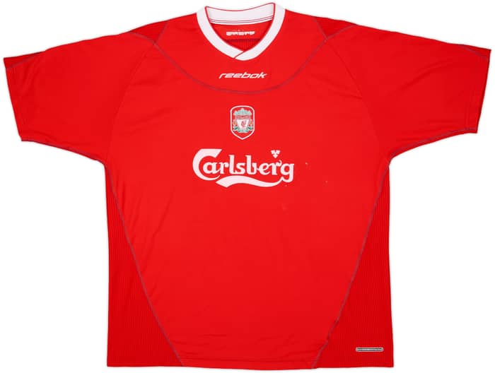 2002-04 Liverpool Home Shirt Gerrard #17 - 6/10 - (XXL)