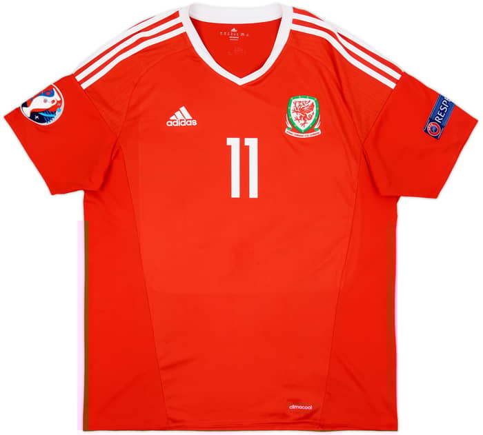 2016-17 Wales Home Shirt Bale #11 - 9/10 - (XL)