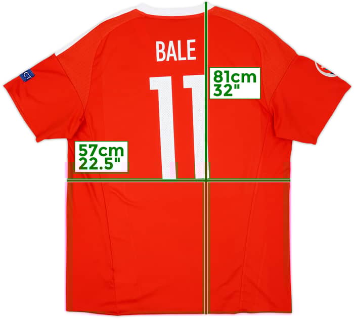 2016-17 Wales Home Shirt Bale #11 - 9/10 - (XL)