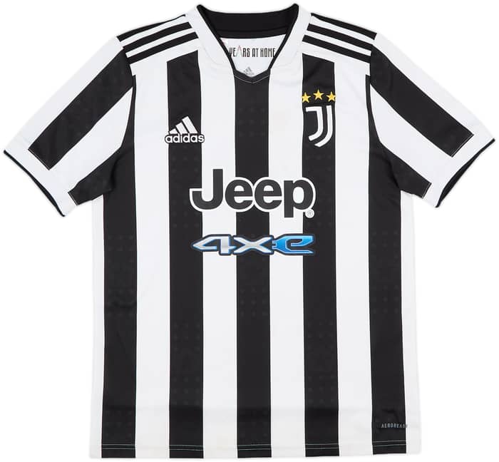 2021-22 Juventus Home Shirt Ronaldo #7 - 5/10 - (L.Boys)