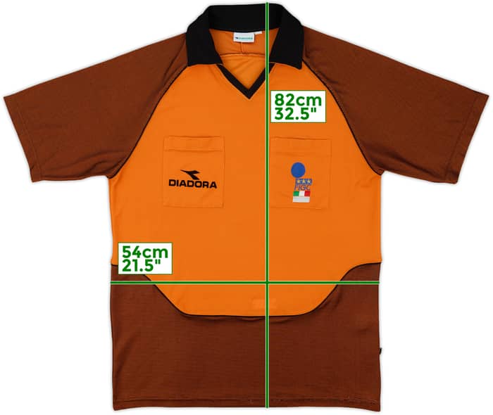 2002-03 Italy Diadora Referee Shirt - 9/10 - (XL)