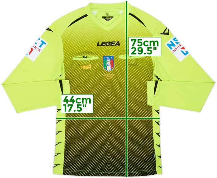 2020-21 Italy Diadora Referee L/S Shirt - 9/10 - (M)